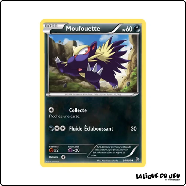 Commune - Pokemon - Étincelles - Moufouette 54/106