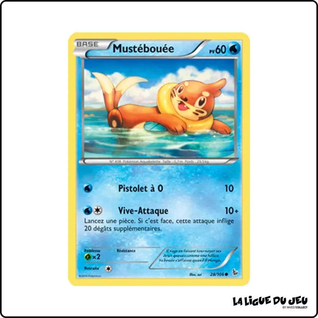 Commune - Pokemon - Étincelles - Mustébouée 28/106