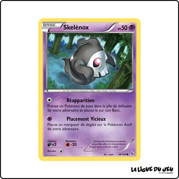 Commune - Pokemon - Étincelles - Skelénox 38/106