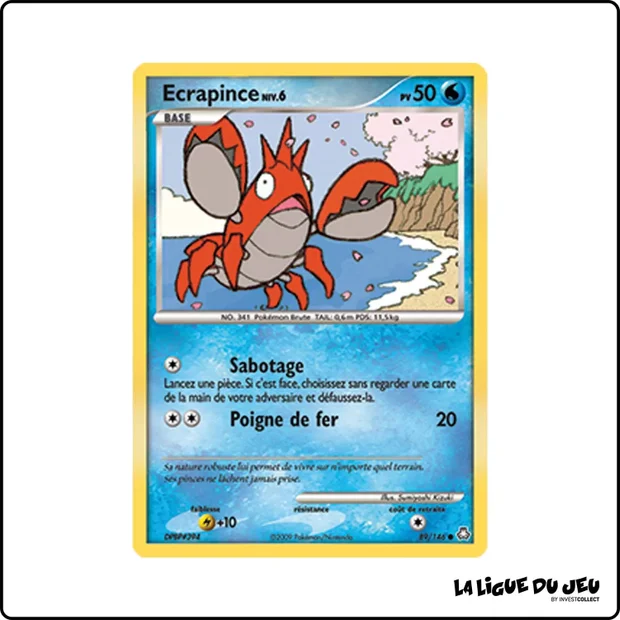 Commune - Pokemon - Éveil des Légendes - Ecrapince 89/146