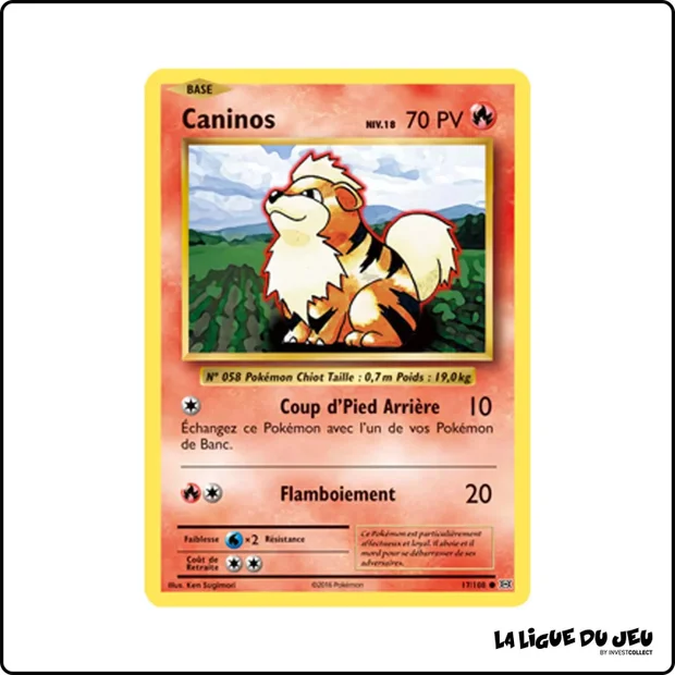 Commune - Pokemon - Évolutions - Caninos 17/108