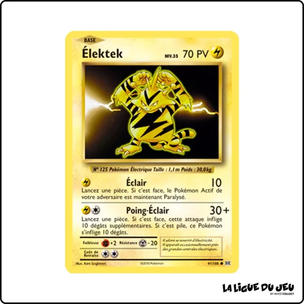 Commune - Pokemon - Évolutions - Élektek 41/108