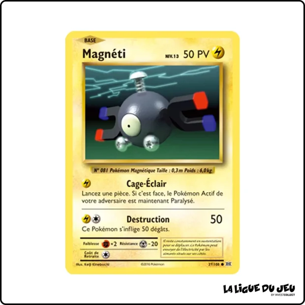 Commune - Pokemon - Évolutions - Magnéti 37/108