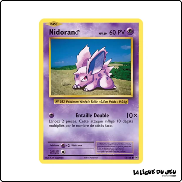 Commune - Pokemon - Évolutions - Nidoran♂ 43/108