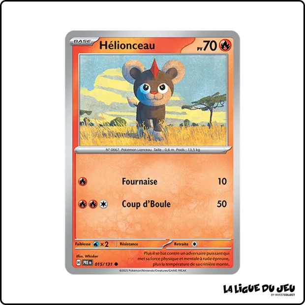 Commune - Pokemon - Évolutions Prismatiques - Hélionceau 15/131