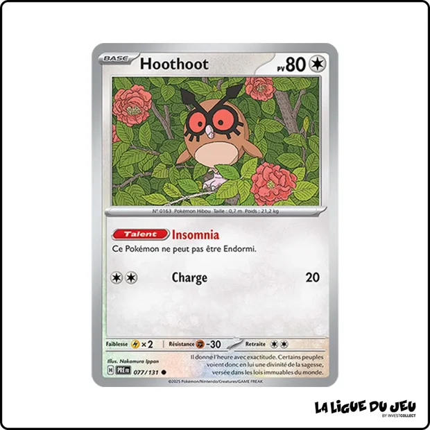 Commune - Pokemon - Évolutions Prismatiques - Hoothoot 77/131