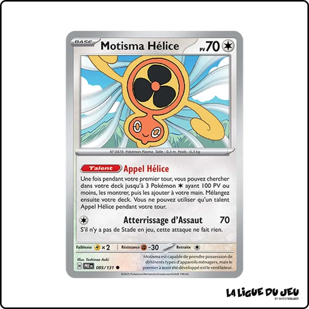 Commune - Pokemon - Évolutions Prismatiques - Motisma Hélice 85/131