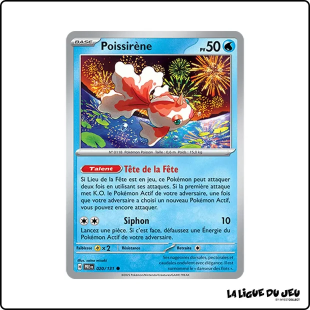 Commune - Pokemon - Évolutions Prismatiques - Poissirène 20/131