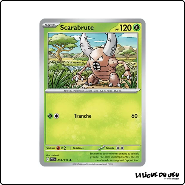 Commune - Pokemon - Évolutions Prismatiques - Scarabrute 3/131