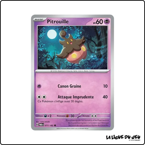 Commune - Pokemon - Faille Paradoxe - Pitrouille 77/182