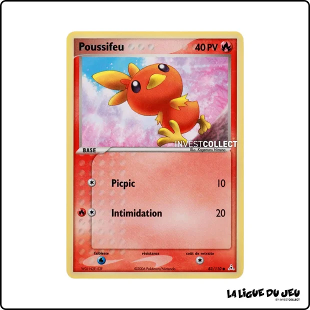 Commune - Pokemon - Fantômes Holon - Poussifeu 83/110