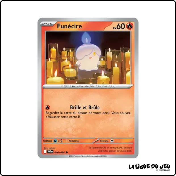 Commune - Pokemon - Flamme Blanche - Funécire 16/86
