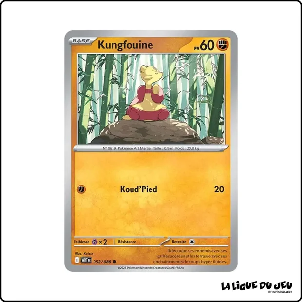 Commune - Pokemon - Flamme Blanche - Kungfouine 52/86