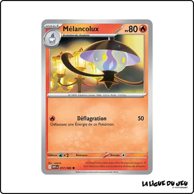 Commune - Pokemon - Flamme Blanche - Mélancolux 17/86