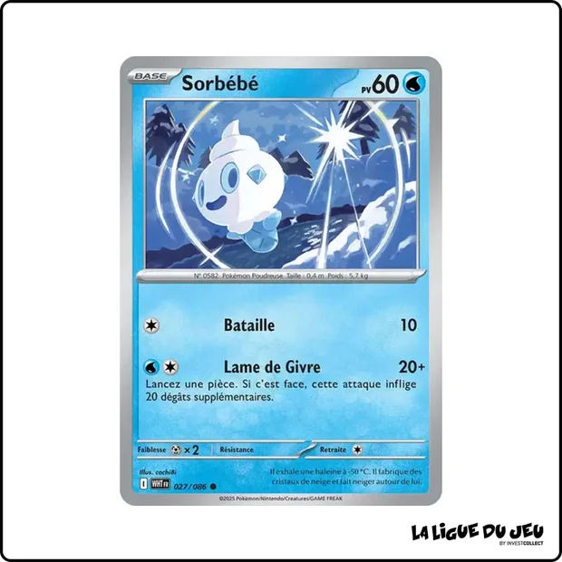 Commune - Pokemon - Flamme Blanche - Sorbébé 27/86