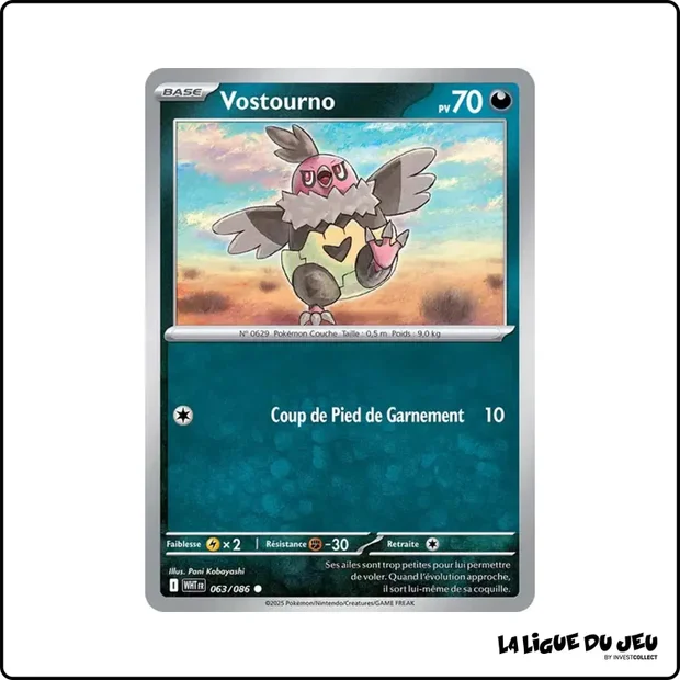 Commune - Pokemon - Flamme Blanche - Vostourno 63/86