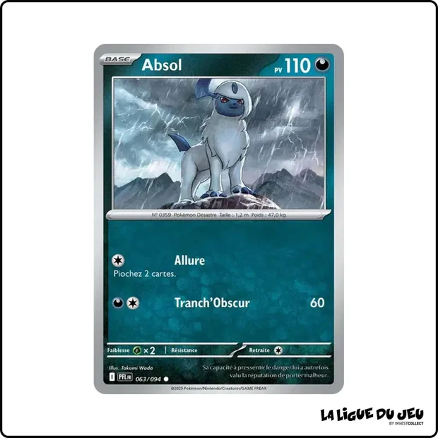 Commune - Pokemon - Flammes Fantasmagoriques - Absol 63/94