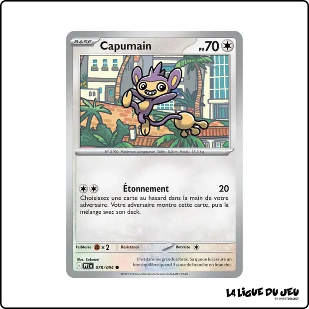 Commune - Pokemon - Flammes Fantasmagoriques - Capumain 78/94