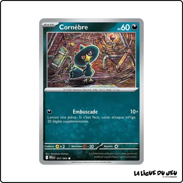 Commune - Pokemon - Flammes Fantasmagoriques - Cornèbre 57/94
