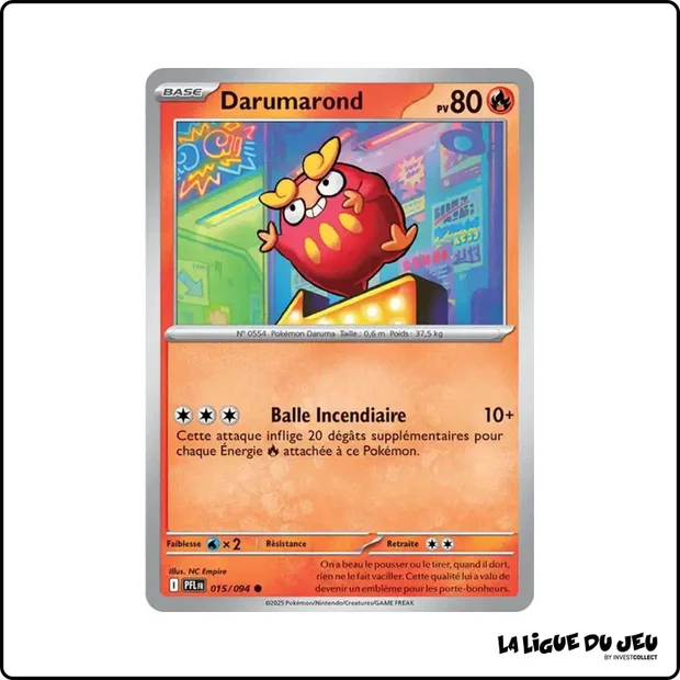 Commune - Pokemon - Flammes Fantasmagoriques - Darumarond 15/94