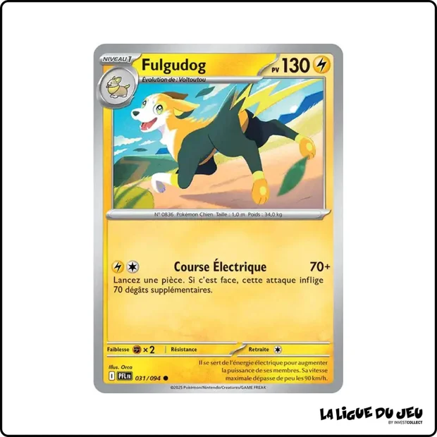 Commune - Pokemon - Flammes Fantasmagoriques - Fulgudog 31/94