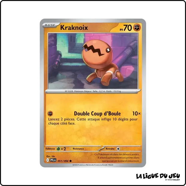 Commune - Pokemon - Flammes Fantasmagoriques - Kraknoix 51/94