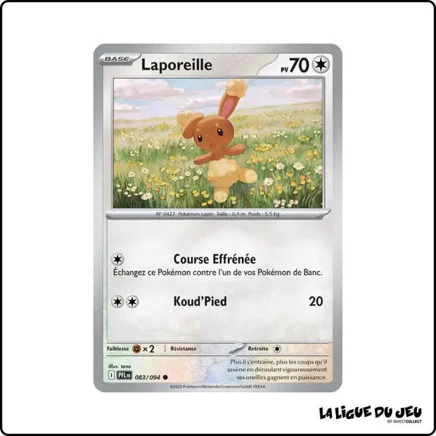 Commune - Pokemon - Flammes Fantasmagoriques - Laporeille 83/94