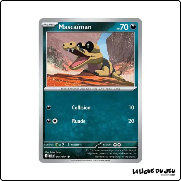 Commune - Pokemon - Flammes Fantasmagoriques - Mascaiman 64/94
