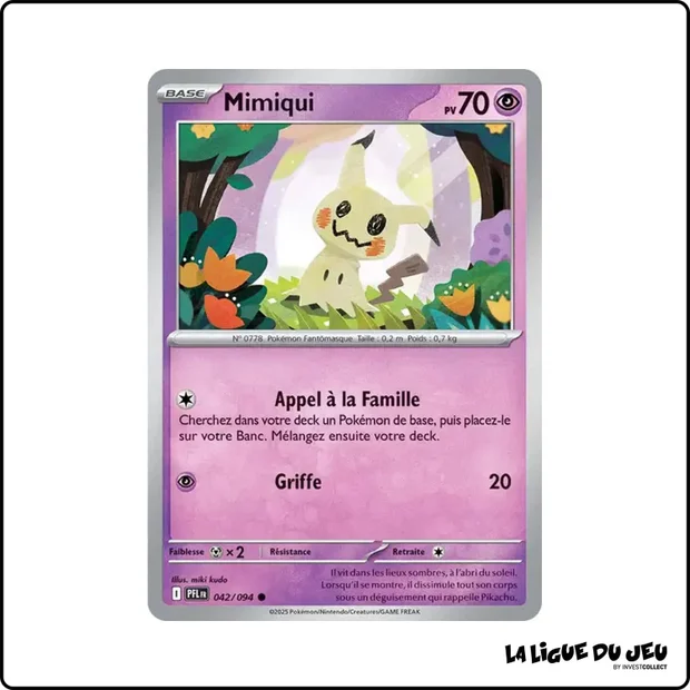 Commune - Pokemon - Flammes Fantasmagoriques - Mimiqui 42/94