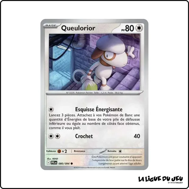 Commune - Pokemon - Flammes Fantasmagoriques - Queulorior 80/94