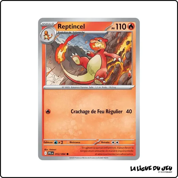 Commune - Pokemon - Flammes Fantasmagoriques - Reptincel 12/94