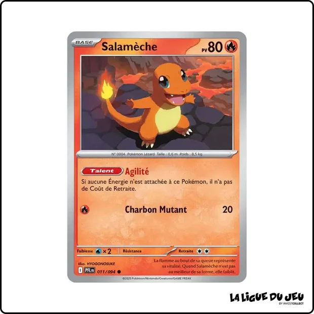 Commune - Pokemon - Flammes Fantasmagoriques - Salamèche 11/94