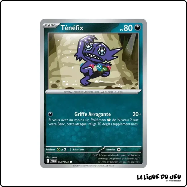 Commune - Pokemon - Flammes Fantasmagoriques - Ténéfix 59/94