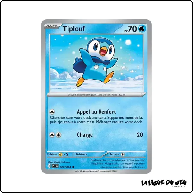 Commune - Pokemon - Flammes Fantasmagoriques - Tiplouf 27/94