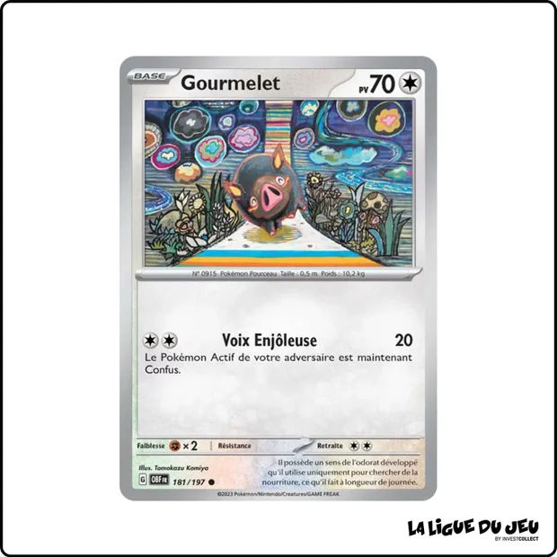 Commune - Pokemon - Flammes Obsidiennes - Gourmelet 181/197