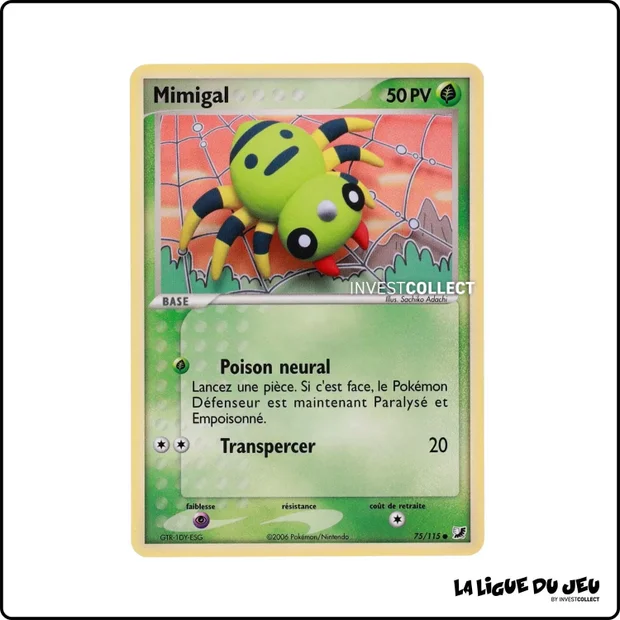 Commune - Pokemon - Forces Cachées - Mimigal 75/115