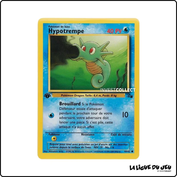 Commune - Pokemon - Fossile - Hypotrempe 49/62