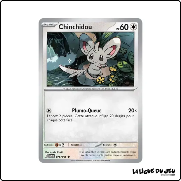 Commune - Pokemon - Foudre Noire - Chinchidou 75/86