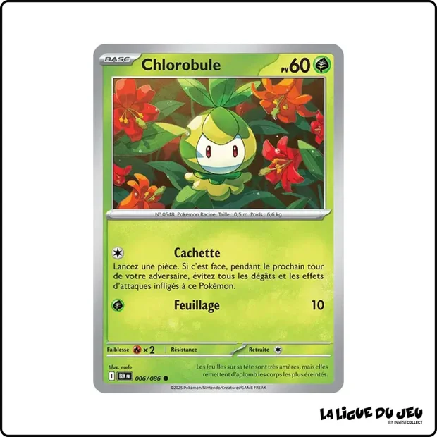 Commune - Pokemon - Foudre Noire - Chlorobule 6/86