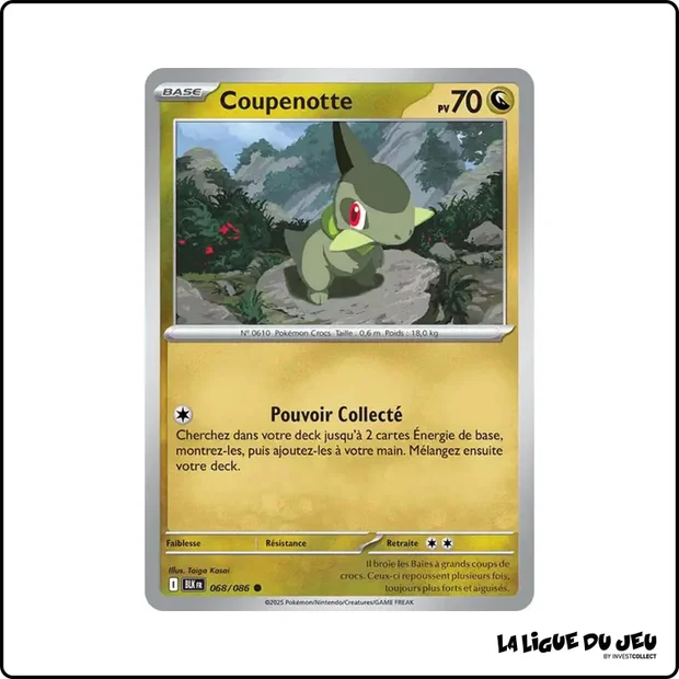 Commune - Pokemon - Foudre Noire - Coupenotte 68/86