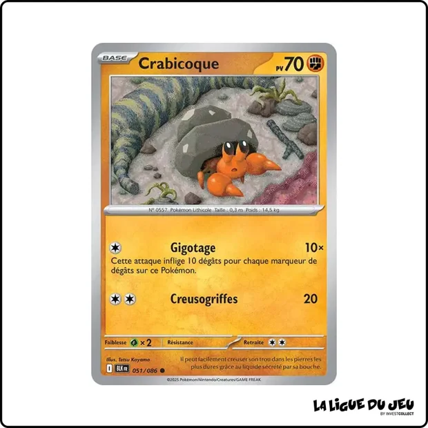 Commune - Pokemon - Foudre Noire - Crabicoque 51/86