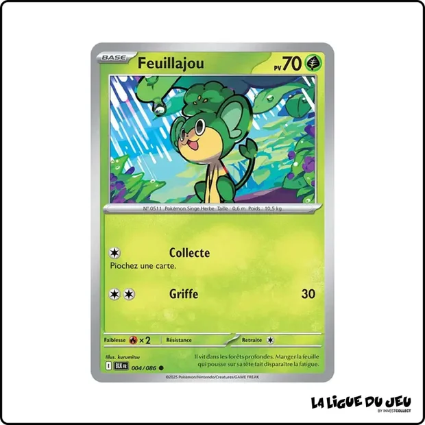 Commune - Pokemon - Foudre Noire - Feuillajou 4/86