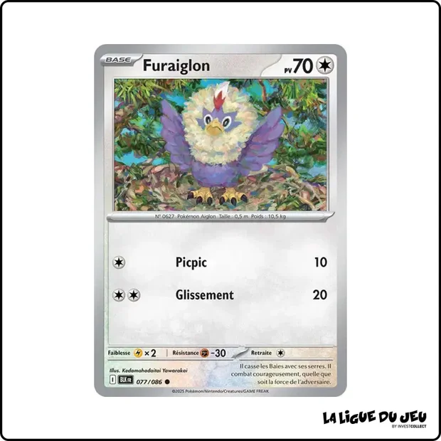 Commune - Pokemon - Foudre Noire - Furaiglon 77/86