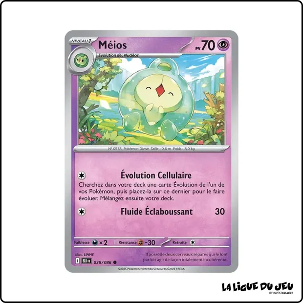 Commune - Pokemon - Foudre Noire - Méios 38/86