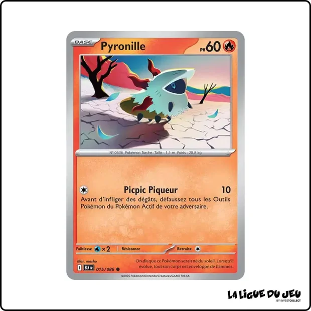 Commune - Pokemon - Foudre Noire - Pyronille 15/86
