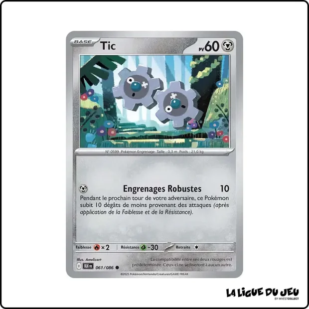 Commune - Pokemon - Foudre Noire - Tic 61/86