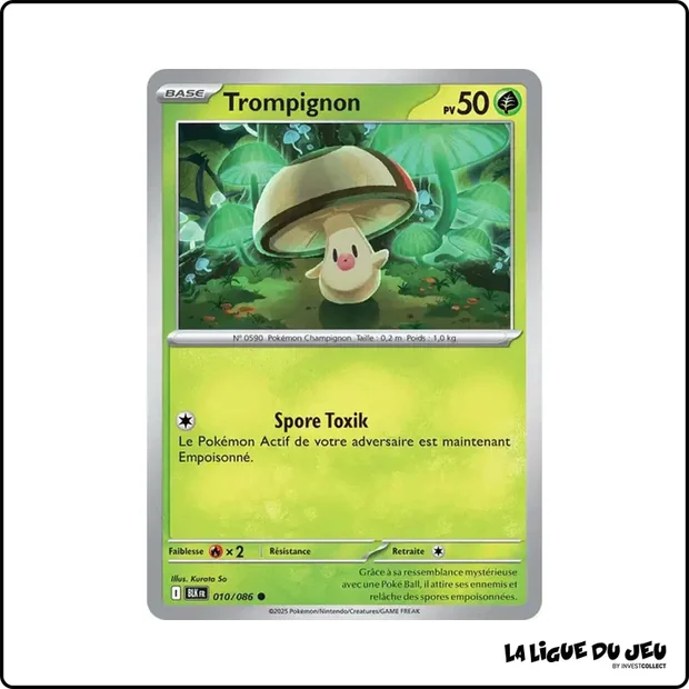 Commune - Pokemon - Foudre Noire - Trompignon 10/86