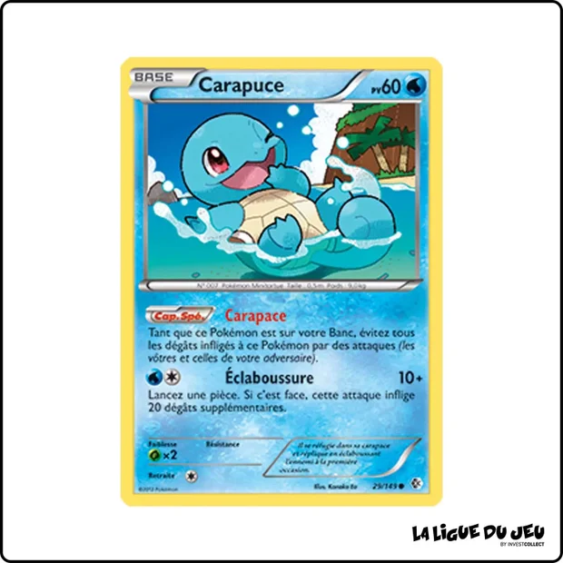 Commune - Pokemon - Frontières Franchies - Carapuce 29/149