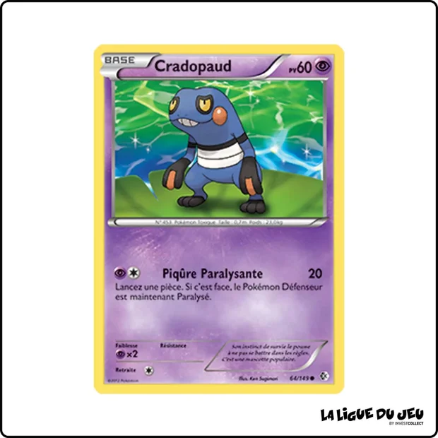 Commune - Pokemon - Frontières Franchies - Cradopaud 64/149