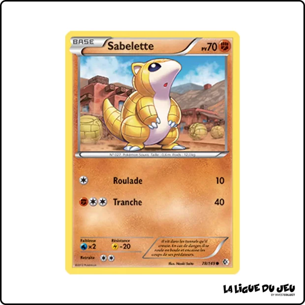 Commune - Pokemon - Frontières Franchies - Sabelette 78/149